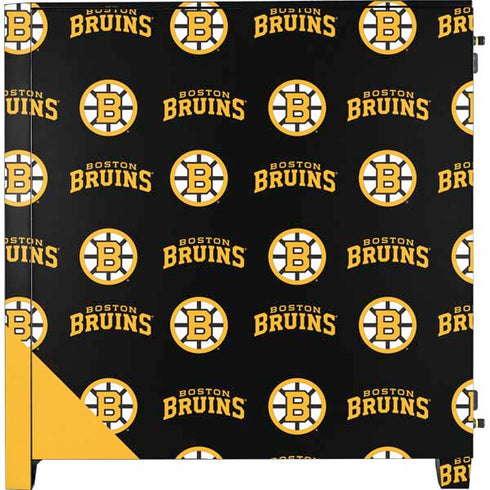 NHL Boston Bruins Pattern Corsair 4000D Tempered Glass Mid-Tower ATX Case Skin